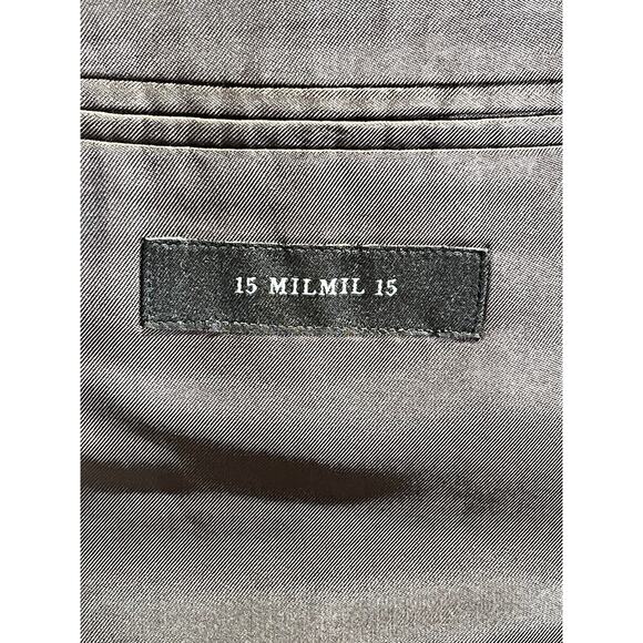 Ermenegildo Zegna Misura 46R Brown Blue Stripe Blazer Sport Suit Jacket 15 Mil - Picture 15 of 16